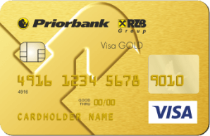Кредитная карточка для ежедневных покупок Visa Gold от Приорбанка